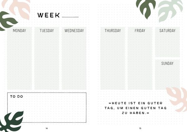 Produktbild: Mein Bullet Journal (Jungle Edition) – Besser planen & Träume verwirklichen