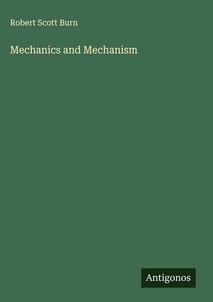 Produktbild: Mechanics and Mechanism
