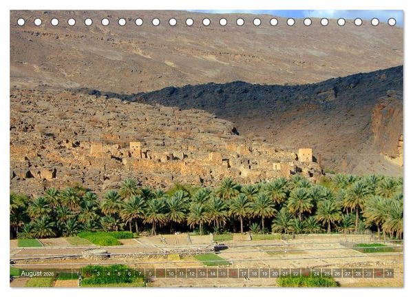 Produktbild: Oman - Eine Bilder-Reise (Tischkalender 2026 DIN A5 quer), CALVENDO Monatskalender