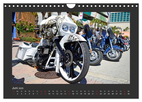 Produktbild: BEST OF HARLEY-DAVIDSON BAGGER-STYLE (Wandkalender 2025 DIN A4 quer), CALVENDO Monatskalender