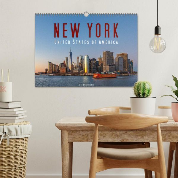 Produktbild: New York - United States of America (Wandkalender 2026 DIN A3 quer), CALVENDO Monatskalender