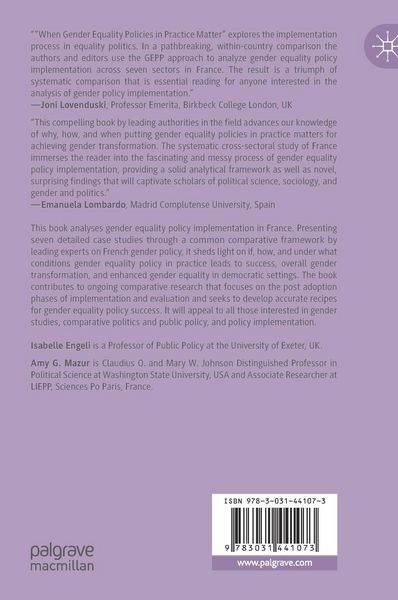 Produktbild: When Gender Equality Policies in Practice Matter