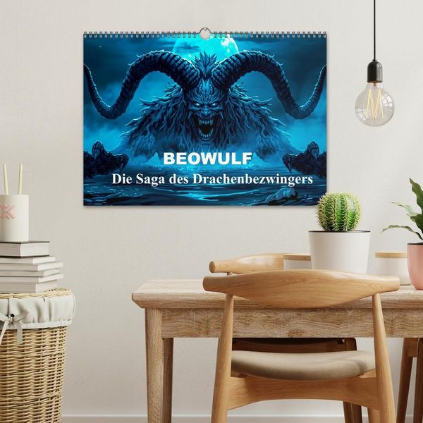 Produktbild: Beowulf &ndash; Die Saga des Drachenbezwingers (Wandkalender 2027 DIN A3 quer), CALVENDO Monatskalender