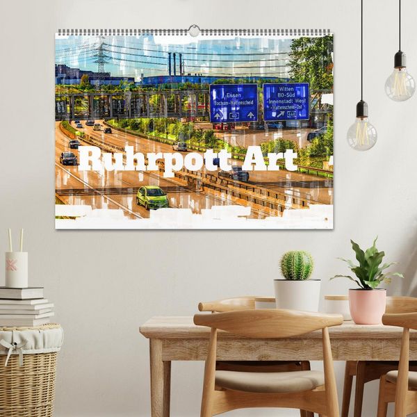 Produktbild: Ruhrpott Art (Wandkalender 2026 DIN A2 quer), CALVENDO Monatskalender