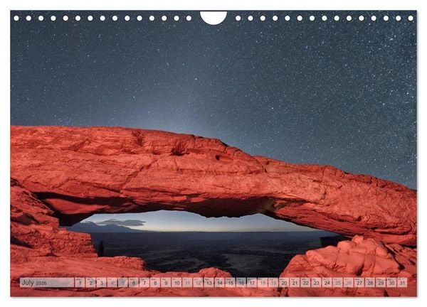 Produktbild: CANYONLAND USA Christian Heeb / UK Version (Wall Calendar 2026 DIN A4 landscape), CALVENDO 12 Month Wall Calendar