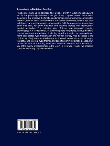 Produktbild: Innovations in Radiation Oncology