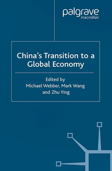 Produktbild: China's Transition to a Global Economy