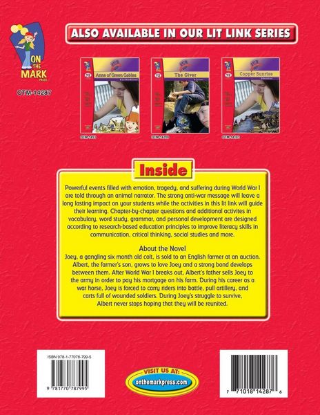 Produktbild: War Horse Lit Link Grades 7-8