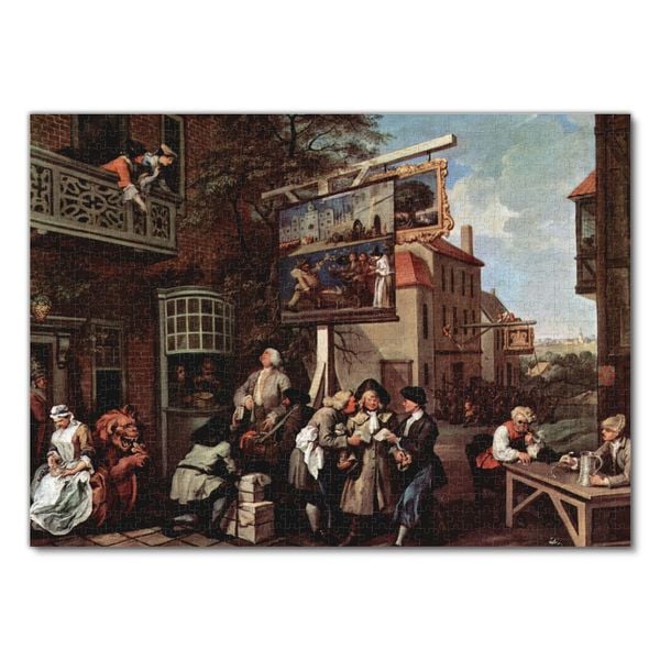 Produktbild: Lais Puzzle William Hogarth - Gem&auml;ldeserie &raquo;Wahlzyklus&laquo;, Szene: Wahlpropaganda 1000 Teile