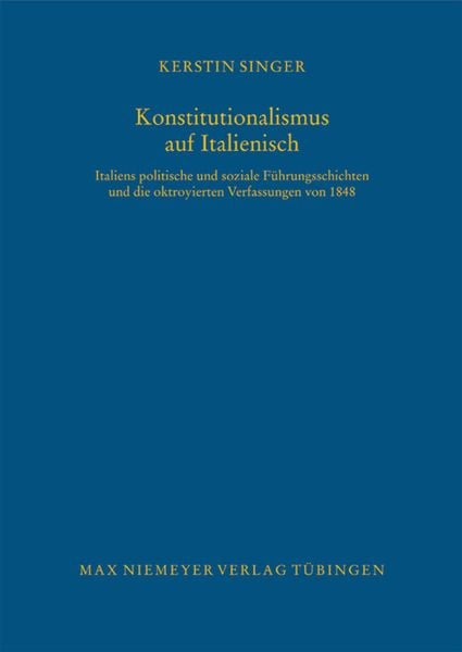 Produktbild: Konstitutionalismus auf Italienisch