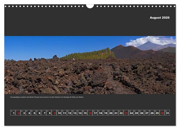 Produktbild: Teneriffa im Panorama (Wandkalender 2026 DIN A3 quer), CALVENDO Monatskalender