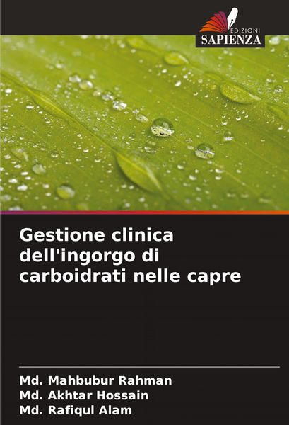 Produktbild: Gestione clinica dell'ingorgo di carboidrati nelle capre