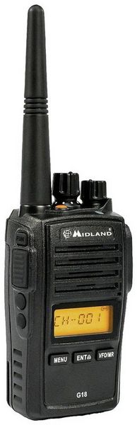 Produktbild: Midland G18 Pro NC 2er Koffer m. MA 25-M Security C1145.S1 PMR-Handfunkger&auml;t
