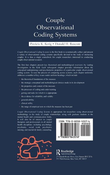 Produktbild: Couple Observational Coding Systems