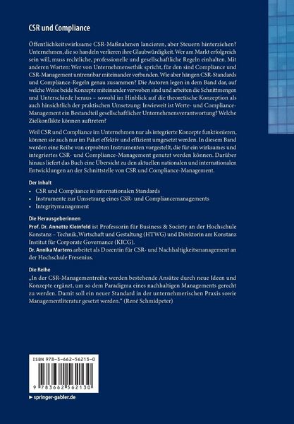 Produktbild: CSR und Compliance
