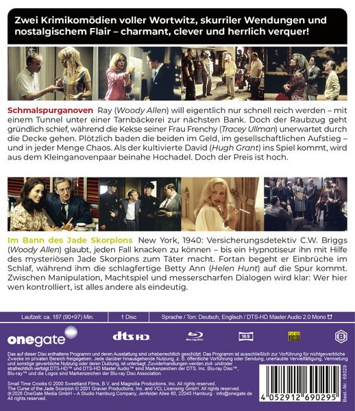 Produktbild: Woody Allen Double Feature: Schmalspurganoven / Im Bann des Jade Skorpions