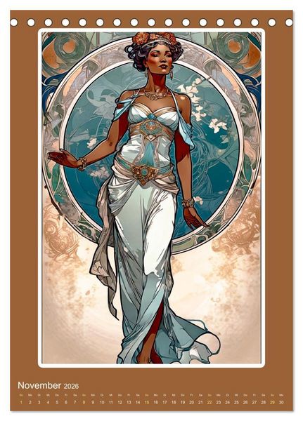 Produktbild: Illustrationskunst der Belle &Eacute;poque (Tischkalender 2026 DIN A5 hoch), CALVENDO Monatskalender