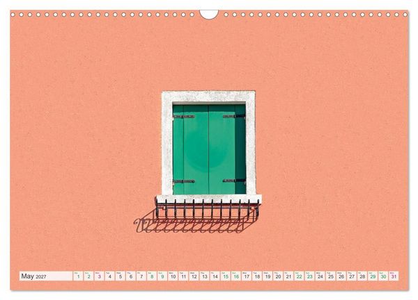 Produktbild: Burano and Minimalism (Wall Calendar 2027 DIN A3 landscape), CALVENDO 12 Month Wall Calendar