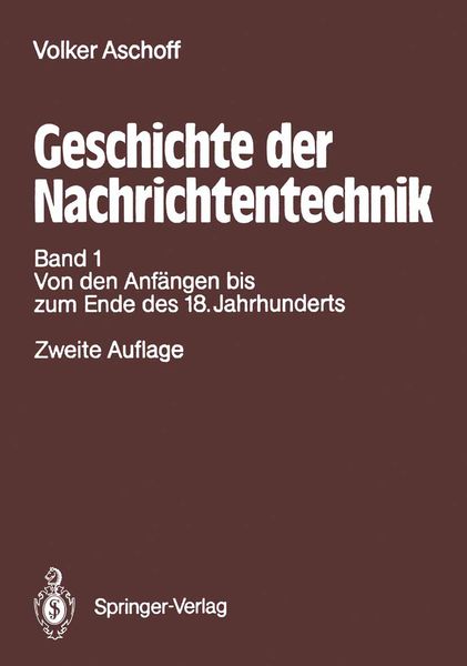 Produktbild: Geschichte der Nachrichtentechnik