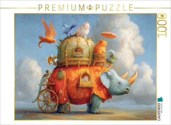 Produktbild: CALVENDO Puzzle Humorvolle Tiere | 1000 Teile Lege-Gr&ouml;&szlig;e 64x48cm Foto-Puzzle f&uuml;r gl&uuml;ckliche Stunden