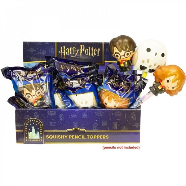Produktbild: Harry Potter Squishy Bleistift Topper 3 sortiert i