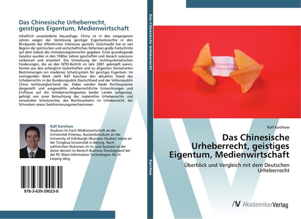 Produktbild: Das Chinesische Urheberrecht, geistiges Eigentum, Medienwirtschaft