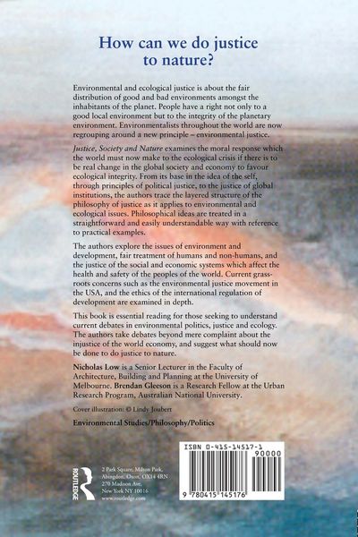 Produktbild: Justice, Society and Nature