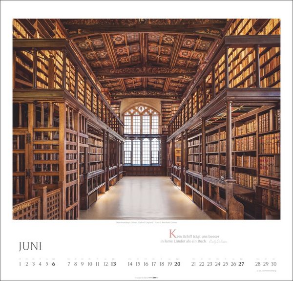 Produktbild: Welt der Bibliotheken Kalender 2027