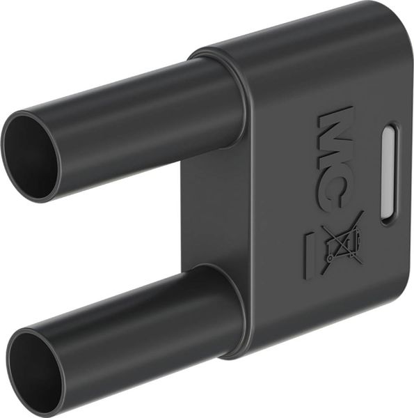 Stäubli SKS-4N-19 Verbindungsstecker Schwarz Stift-Ø: 4mm Stiftabstand: 19mm 1St.