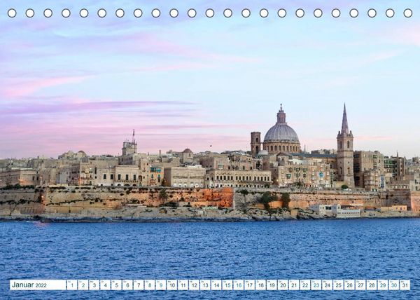 Produktbild: Malerisches Malta - Idylle im Mittelmeer (Tischkalender 2022 DIN A5 quer)