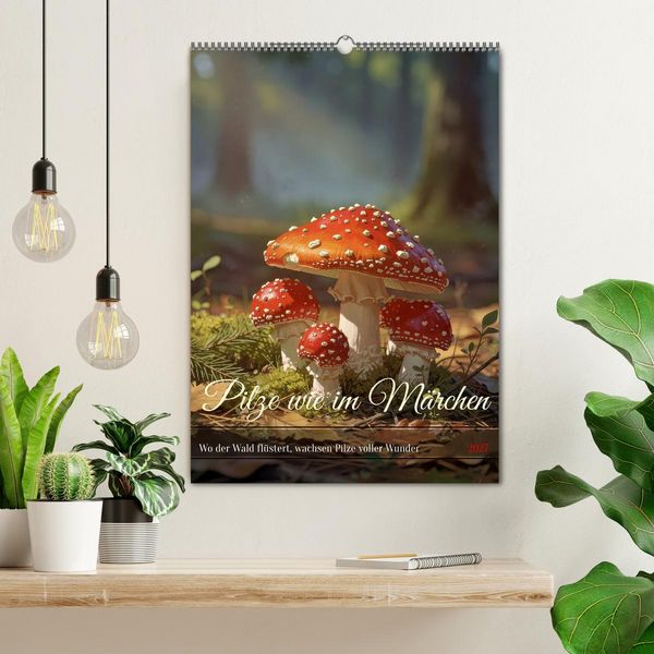 Produktbild: Pilze wie im M&auml;rchen (Wandkalender 2027 DIN A2 hoch), CALVENDO Monatskalender