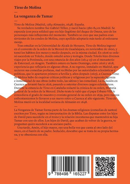Produktbild: La venganza de Tamar