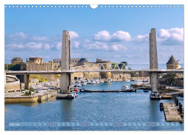 Produktbild: Bretagne. Frankreichs wilder Westen von rau bis romantisch (Wandkalender 2026 DIN A3 quer), CALVENDO Monatskalender