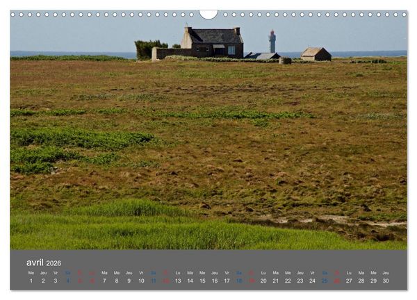 Produktbild: COULEURS d'OUESSANT (Calendrier mural 2026 DIN A3 vertical), CALVENDO calendrier mensuel