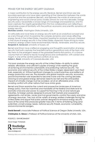 Produktbild: The Energy Security Dilemma