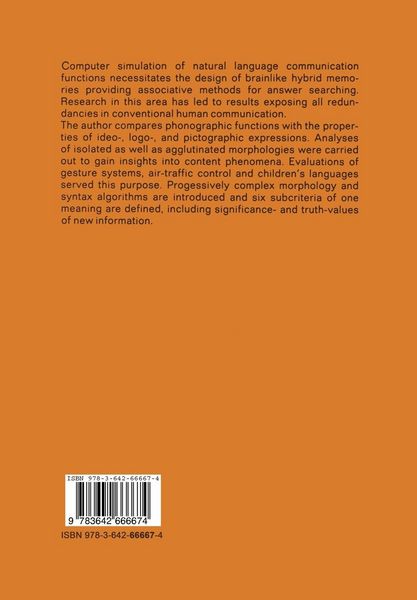 Produktbild: Formalization of Natural Languages
