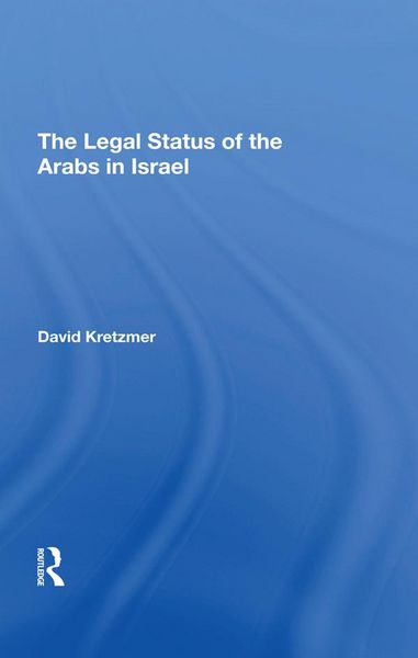 Produktbild: The Legal Status Of The Arabs In Israel