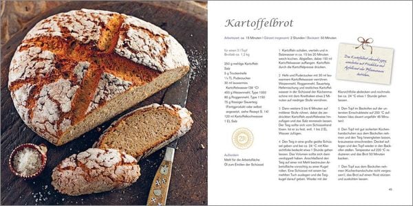 Produktbild: Brot aus dem gusseisernen Topf - Die besten Rezepte f&uuml;r Sauerteig, Hefeteig, s&uuml;&szlig;e Brote, glutenfreie Brote und Brotaufstriche