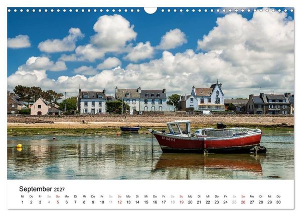 Produktbild: Bretonische Impressionen (Wandkalender 2027 DIN A3 quer), CALVENDO Monatskalender