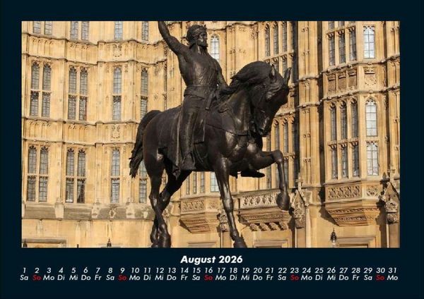 Produktbild: London - Impressionen 2026 Fotokalender DIN A4