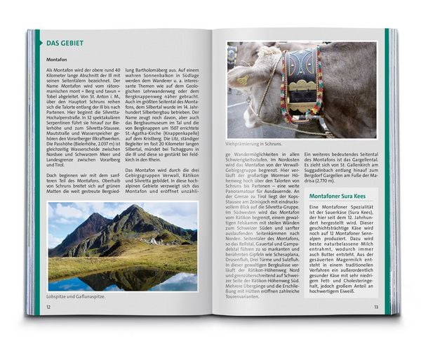 Produktbild: KOMPASS Wanderf&uuml;hrer Montafon, Arlberg, Silvretta, 60 Touren mit Extra-Tourenkarte