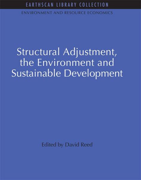 Produktbild: Structural Adjustment, the Environment and Sustainable Development