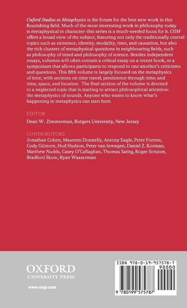 Produktbild: Oxford Studies in Metaphysics