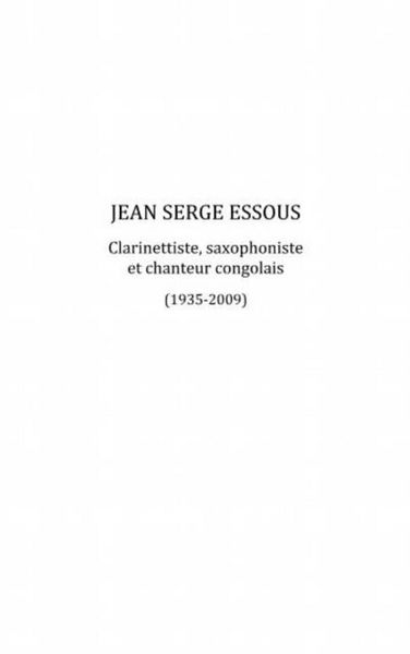 Produktbild: Jean serge essous - clarinettiste, saxop