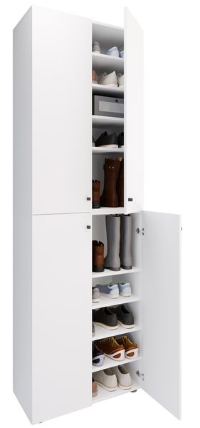 Produktbild: XL Holz Gro&szlig;er Schuhschrank Schuhkommode Lona 10