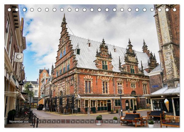 Produktbild: Haarlem - Kleine Schwester von Amsterdam (Tischkalender 2026 DIN A5 quer), CALVENDO Monatskalender
