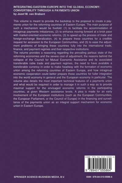 Produktbild: Integrating Eastern Europe into the Global Economy: