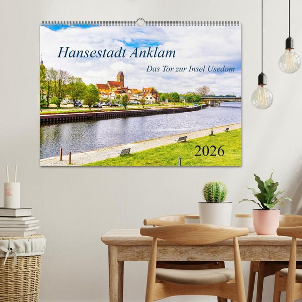 Produktbild: Hansestadt Anklam. Das Tor zur Insel Usedom (Wandkalender 2026 DIN A2 quer), CALVENDO Monatskalender