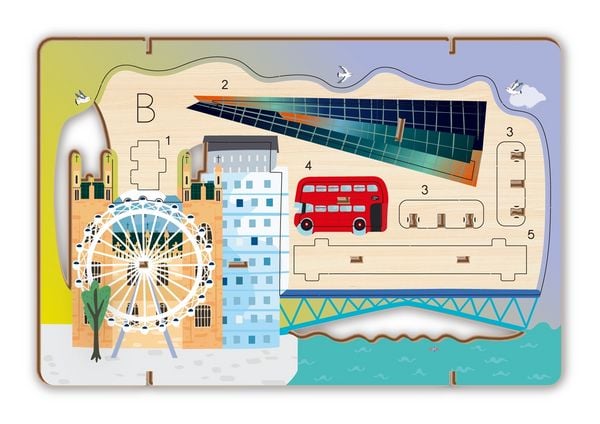 Produktbild: AVENIR - 3D St&auml;dte-Bastelset London