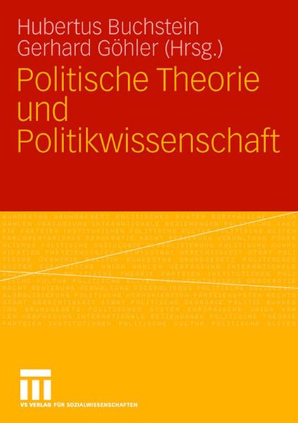 Produktbild: Politische Theorie und Politikwissenschaft